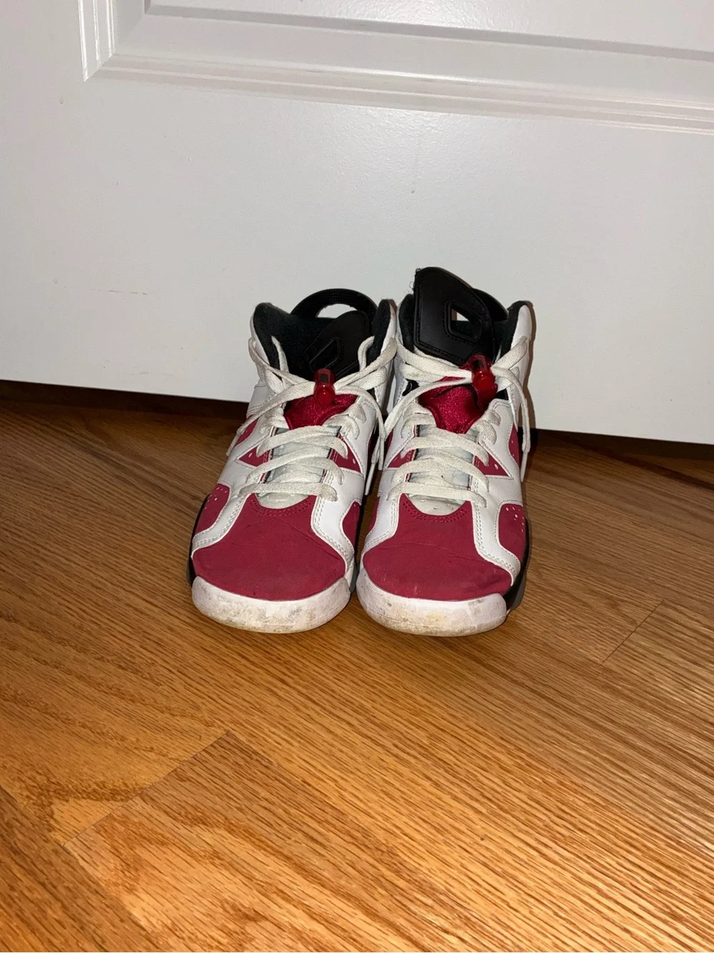 Air Jordan 6 Retro Carmine GS Youth Size 6Y Red White Nike